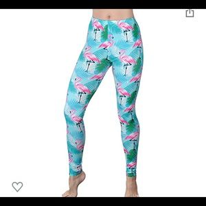 Soft Yoga Pants Flamingo